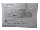 VISSANI 30" WALL MOUNT RANGE HOOD STAINLESS STEEL LED