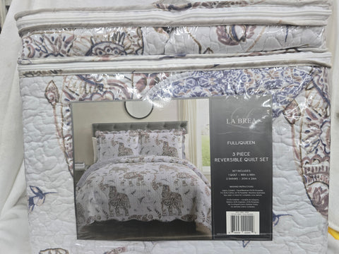 QNA-2429 LA BREA FULL/QUEEN NADI ELEPHANT 3PC QUILT SET