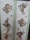 AGW007 "THE LEAPING HARE" LUXURY GIFT WRAP WRENDALE DESIGNS