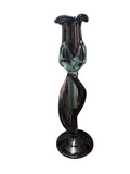 CH613BK CANDLE HOLDER BAIJAN GLASS