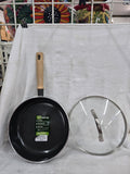 10" DEEP FRY PAN GREEN PAN WITH LID S2