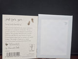 GE065-6 WRENDALE DESIGNS "HEAD AND SHOULDERS" JUST FOR YOU GIFT CARD