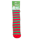 B51J1228 SILLY SOCKS "ELF BOOTS" WITH BELLS THICK SOCKS RUBBER DOTS ON BOTTOM OF SOCKS SIZE 5.5-11.5