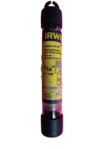 326002 3/16" IRWIN HAMMER MASONARY DRILL BIT