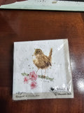 K020 WRENDALE DESIGNS "GARDEN BIRDS" COCKTAIL NAPKINS