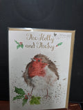 AX008 "THE HOLY AND THE IVY" CHRISTMAS CARD WRENDALE DESIGNS