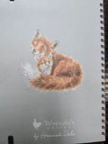 LHB006 "FOXES" SPIRAL NOTEBOOK WRENDALE DESIGNS