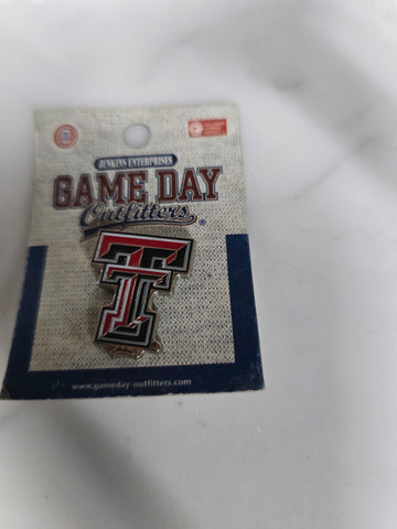 GAME DAY OUTFITTERS TEXAS TEC LAPEL PIN