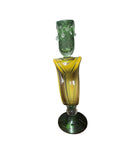 CH610YG CANDLE HOLDER BAIJAN GLASS