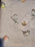 SCF012 "GARDEN BIRDS" COLOUR DUSTY ROSE WRENDALE DESIGNS