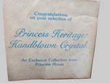 440 PRINCESS HOUSE CRYSTAL WINE DECANTER VINTAGE HAND BLOWN