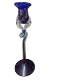 CH602B CANDLE HOLDER BAIJAN GLASS