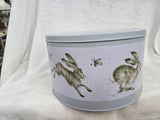 RRL001 "HARE" LARGE ROUND TIN WRENDALE DESIGNS