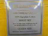 YELLOW BBG 3300 COLLECTION QUEEN 4PC SHEET SET