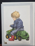 SN019 WRENDALE DESIGNS "LITTLE FARMER" INSIDE " GREETING CARD