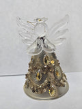 047-1 ANGEL GOLD CHRISTMAS ORNAMENT 3 1/4" X 2"