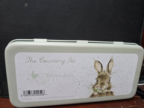 TN005 "HARE" PENCIL & PEN TIN WRENDALE DESIGNS