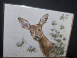 ACS106 "DOE A DEER" THE COUNTRY SET GREETING CARD WRENDALE DESIGNS