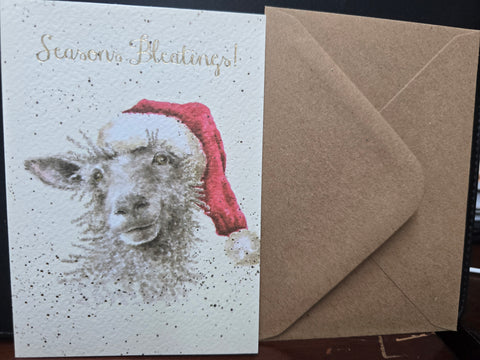AXB011 "SEASONS BLESSINGS" CHRISTMAS CARD WRENDALE DESIGNS