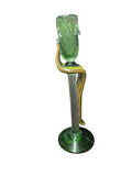 CH611YG CANDLE HOLDER BAIJAN GLASS