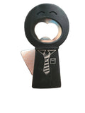 BOP01 MAKE MY DAY HAPPY HOUR BOTTLE OPENER BLACK