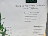 YELLOW BAMBOO ALOE VERA COLLECTION QUEEN 6PC SHEET SET