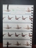 HB002 "PHEASANT" SPIRAL NOTEBOOK WRENDALE DESIGNS