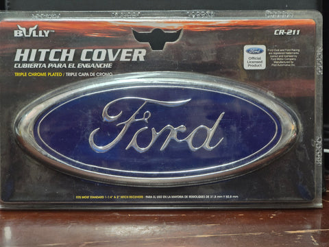 CR-211 PILOT AUTOMOTIVE BULLY HITCH COVER FORD BLUE
