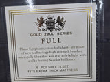 DAVY'S GREY LUSH HOME COLLECTION FULL 6PC SHEET SET