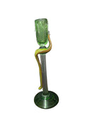 CH611YG CANDLE HOLDER BAIJAN GLASS
