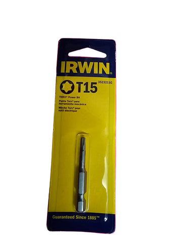 3523211c T15 TORX IRWIN POWER BIT (1 15/16")