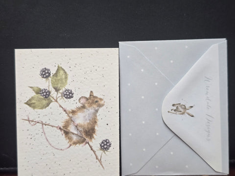 GE060-6 WRENDALE DESIGNS "BRAMBLES" JUST FOR YOU GIFT CARD
