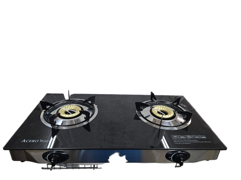 AW3206 ACERO WARE 2 BURNER GLASS TOP