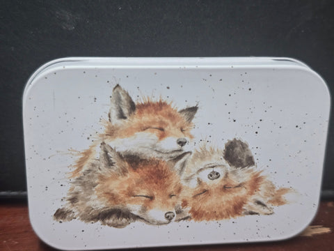 MT004 WRENDALE DESIGNS MINI DESIGNER TIN "FOX"
