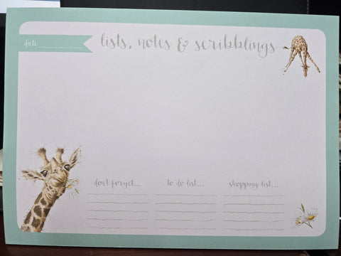 DP002 GIRAFFE DESK PAD WRENDALE DESIGNS