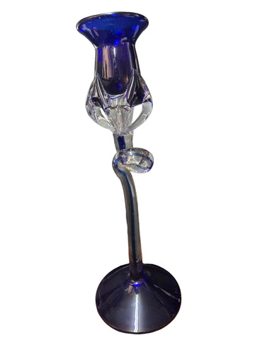 CH602B CANDLE HOLDER BAIJAN GLASS