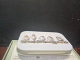 MT008 DESIGNER "SPARROW" MINI TIN 2 3/8" X 3 3/4" WRENDALE DESIGNS