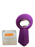 BOP03 MAKE MY DAY HAPPY HOUR BOTTLE OPENER PURPLE