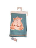 WSCF004 "CONTENTMENT" COLOUR TEAL REVERSE SIDE COLOUR BROWN WRENDALE DESIGNS