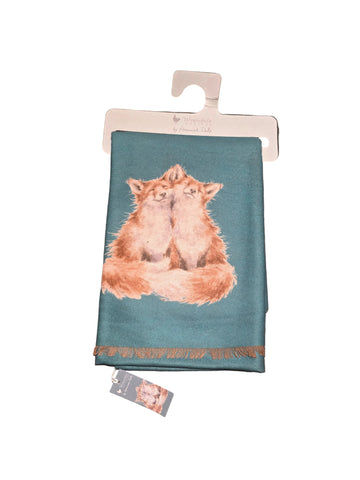 WSCF004 "CONTENTMENT" COLOUR TEAL REVERSE SIDE COLOUR BROWN WRENDALE DESIGNS