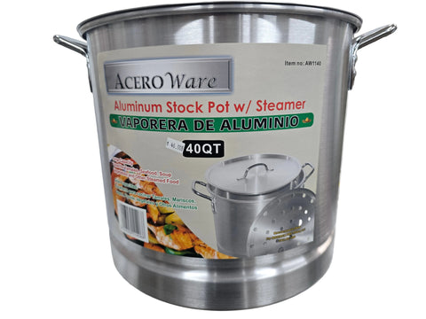 AW1140 ACERO WARE 40 QT STOCK POT