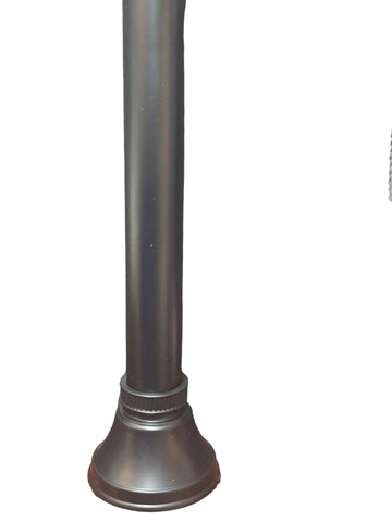 064 08 0749 THRESHOLD SHOWER CURTAIN ROD 43"-72" DUAL MOUNT TENSION BRONZ