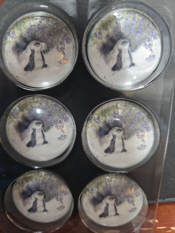 MGT001-6 "OTTER" FRIDGE 6P MAGNET WRENDALE DESIGNS