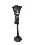 CH614BKW-1 CANDLE HOLDER BAIJAN GLASS
