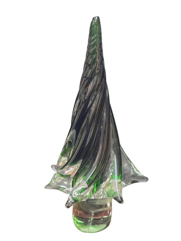 843322 GLITZHOME HAND BLOWN CHRISTMAS TREE