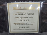 CHOCOLATE BBG 3300 COLLECTION QUEEN 4PC SHEET SET