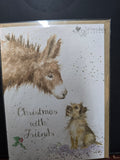 AX023 "CHRISTMAS WITH FRIENDS" CHRISTMAS CARD WRENDALE DESIGNS