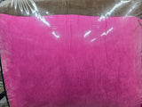 WESTERN STAR SUEDE HOT PINK COMFORTER SET KING