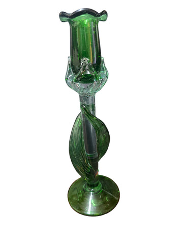 CH613G CANDLE HOLDER BAIJAN GLASS