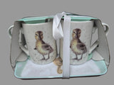 X0011859124 3PC SET MUGS & TRAY SET "LOVELY MUM" WRENDALE DESIGNS